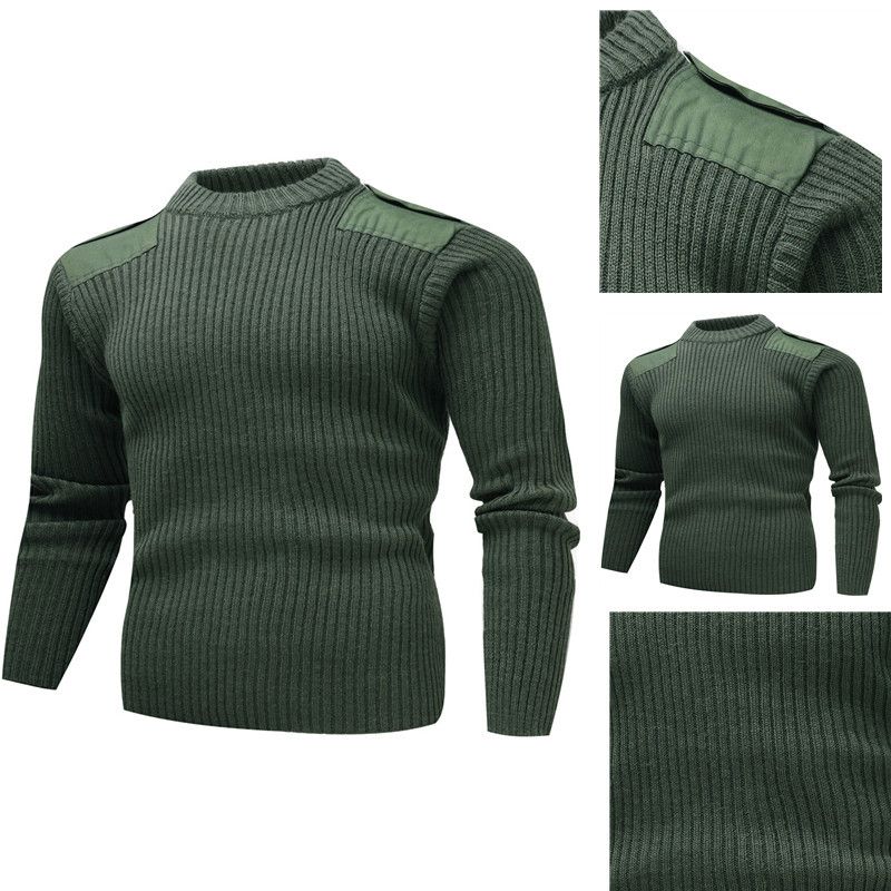 Crew-Neck Winter Security Training Windproof Tactical Sweater